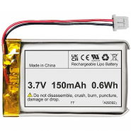 Lithium Battery 3.7V 150mA...