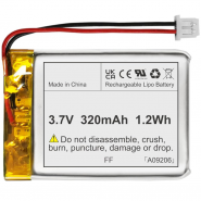 Lithium Battery 3.7V 320mA...