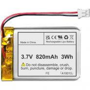 Lithium Battery 3.7V 850mA...