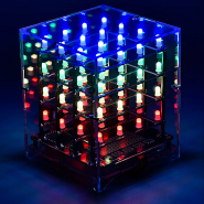 4x4x4 RGB LED CUBE Kit for...