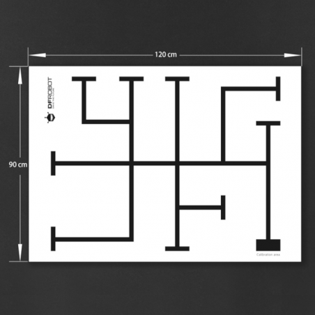 Track Map 2 faces 120×90cm with 2cm line (Maqueen compatible) - DFRobot ...