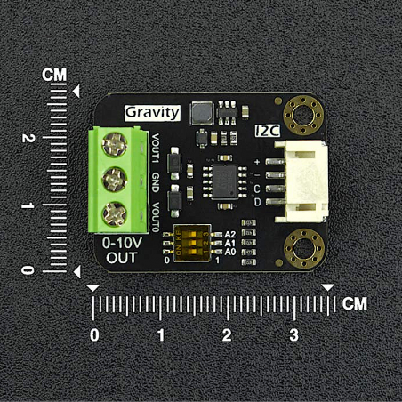 Gravity: 2-Channel I2C DAC Module (0-10V) - DFRobot DFR0971