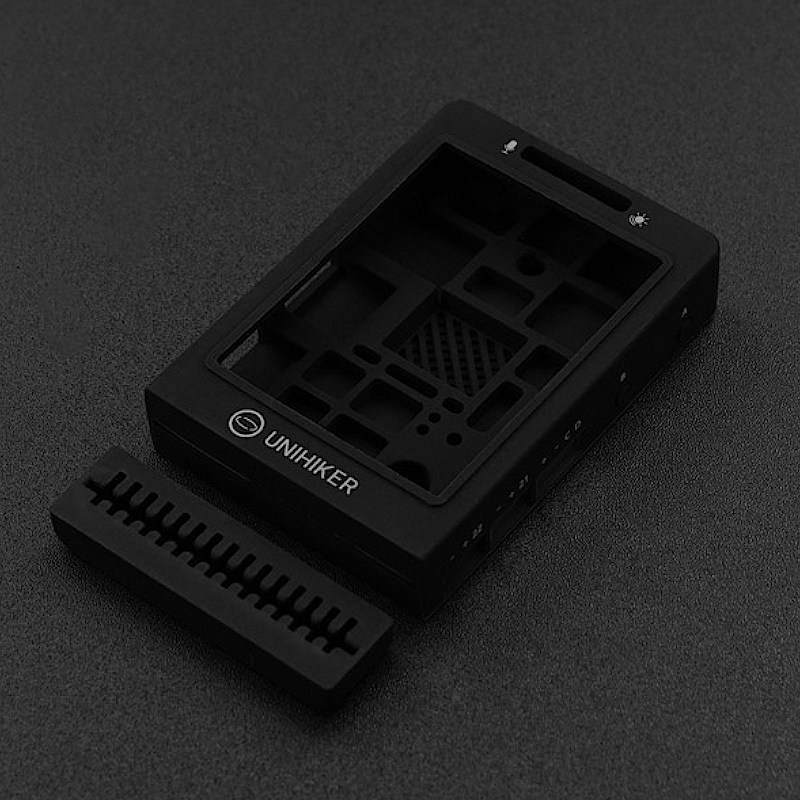 Silicone Case for UNIHIKER Single Board Computer - Black - DFRobot FIT0935