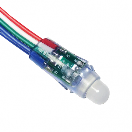 DC5V 12mm RGB LED Pixel Waterproof Diffused - 50 LED String