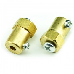 Wheel - Motor Adapter (2 Pack) - Hole Diameter: 6mm 