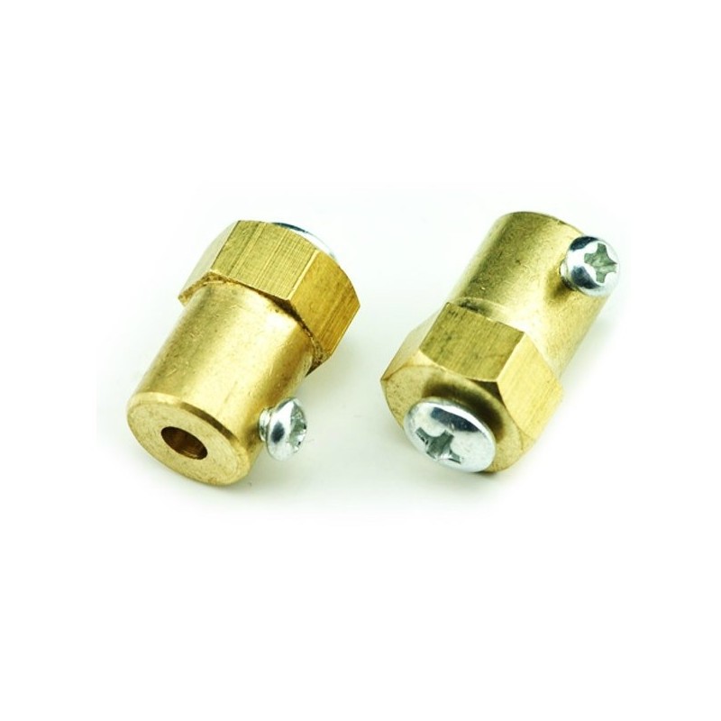 Wheel - Motor Adapter (2 Pack) - Hole Diameter: 6mm 