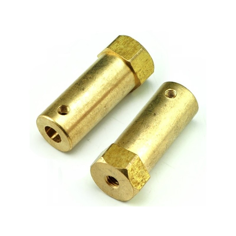 Wheel - Motor Adapter (2 Pack) - Hole Diameter: 6mm 