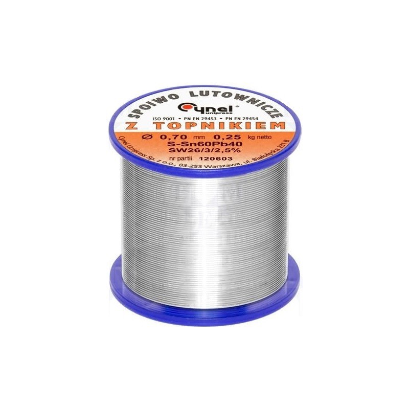 Solder 60/40 0.8mm 250g