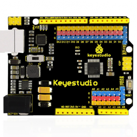 Arduino Uno R3 Driver Download Arduino Uno R3 SMD c/ driver 16U2 c/ cabo USB - Keyestudio KS0172