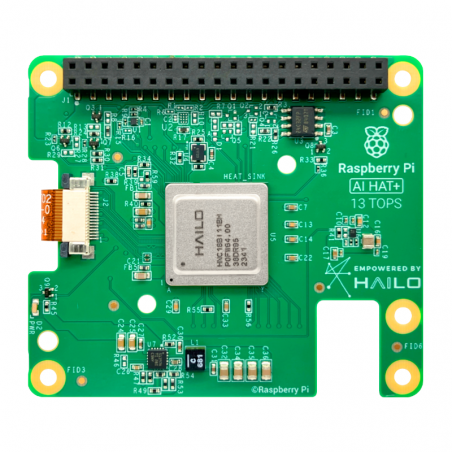 Placa HAT+ com acelerador de IA Hailo para Raspberry Pi 5 - Raspberry ...