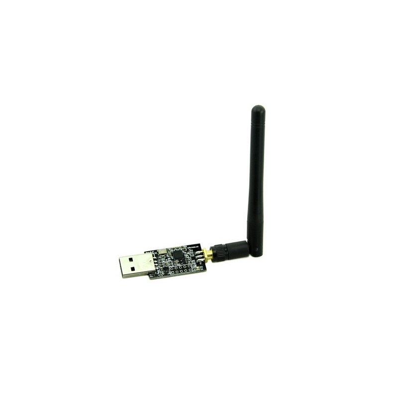 Adaptador Radio USB Crazyradio 2.4Ghz nRF24LU1+ com antena