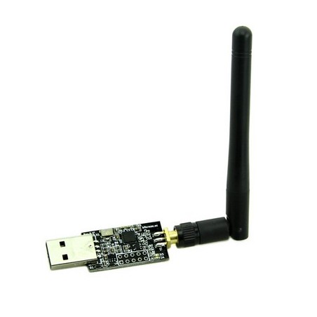 Adaptador Radio USB Crazyradio 2.4Ghz nRF24LU1+ com antena