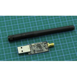 Crazyradio 2.4Ghz nRF24LU1+ USB radio dongle with antenna (BC-CR-01-A)