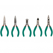 Set of 5 precision pliers...