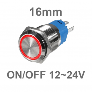 Metal Button Switch, Ring...