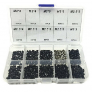 Kit de 500 Parafusos M2,...