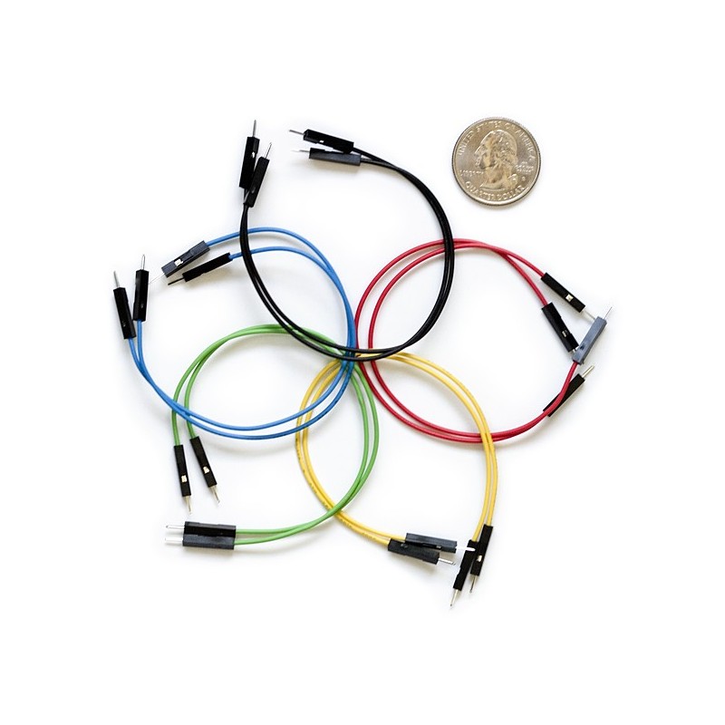Jumper Wires 6" M/M Pack of 10