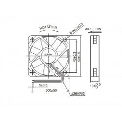 Ventilador 12VDC 50mm