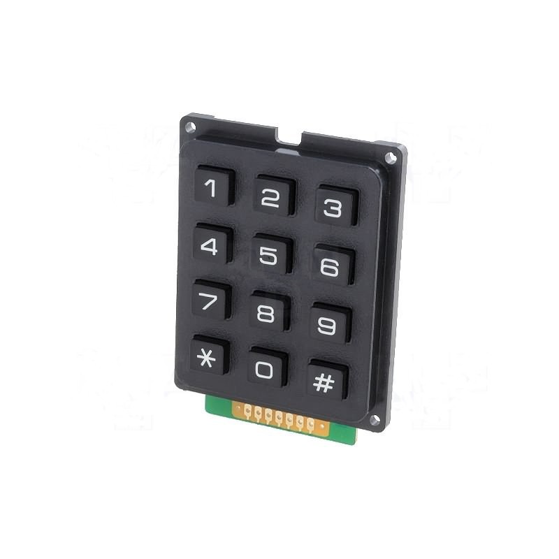Numeric Keypad 12 black keys