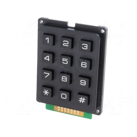 Numeric Keypad 12 black keys