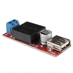 DC 7-24V to DC 5V USB Voltage Power Converter 