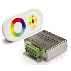 Controlador Fita de LEDs RGB 12/24V 24A 288W c/ Comando Touch