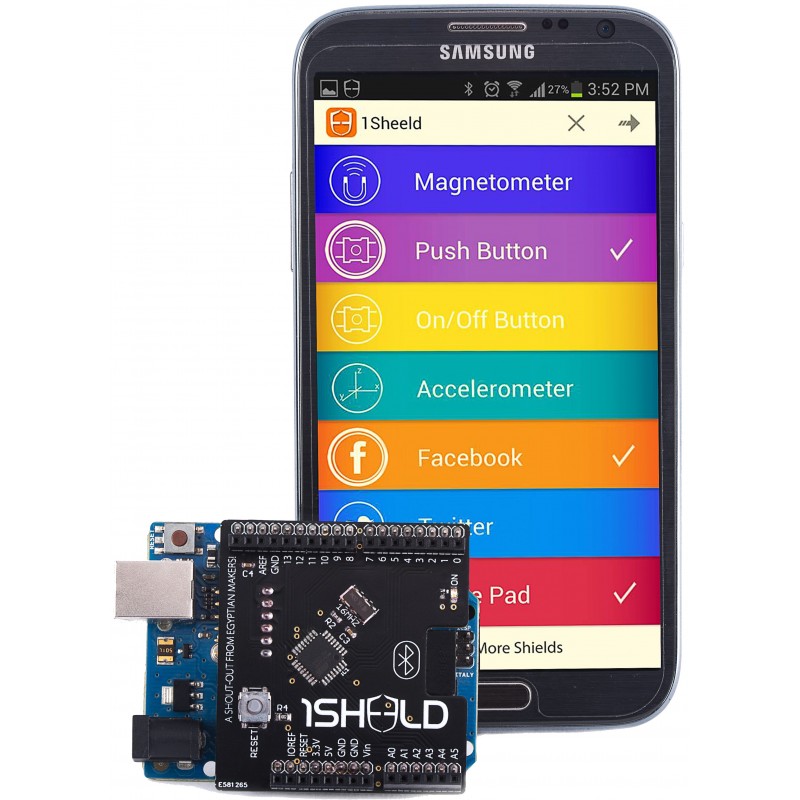 1Sheeld - Replace your Arduino shields with smartphone