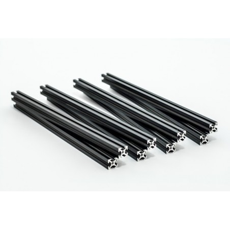 makerbeam 200mm, 8pcs, black anodised