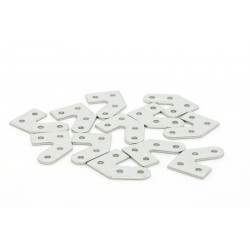 makerbeam bracket 45 degree, 12 pcs