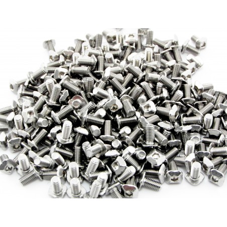 bag of M3 bolts with square head and hex hole, 6mm for makerbeam