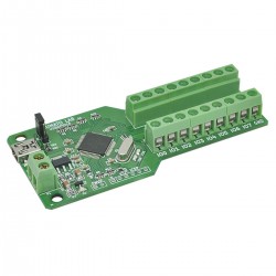 16 Channel USB GPIO Module With Analog Inputs