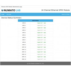 Módulo GPIO Ethernet 16 canais com entradas analógicos