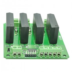 4 Channel Solid State Relay Controller Board