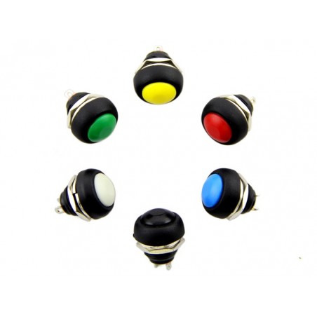 12mm Domed Push Button Pack 12mm Domed Push Button Pack