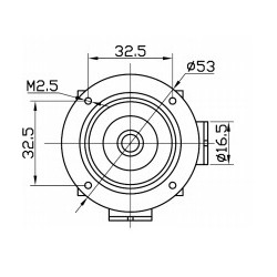 Joystick 2- axes FIRE function 1 x NO contact 5kΩ