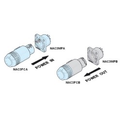 Plug Powercon In 3 Pins - SPEAKON