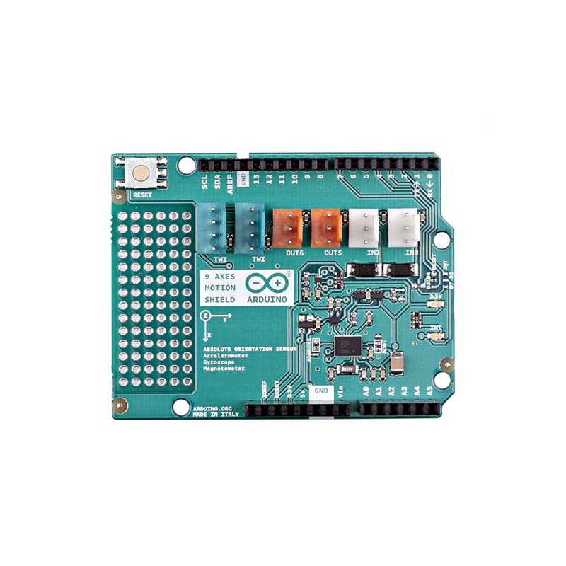 Arduino 9 axes motion shield