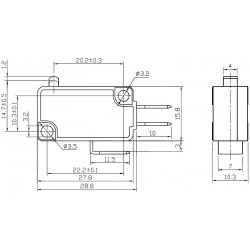 Microswitch sem alavanca