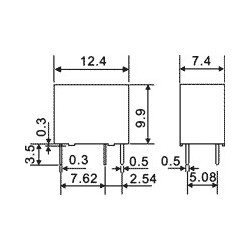 Electromagnetic Relay SPDT 5V DC