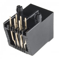Conector RJ11 6 pinos para PCB