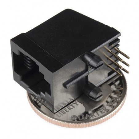 6 Pin Rj 12 Socket RJ12 6 PIN PCB angled 90°
