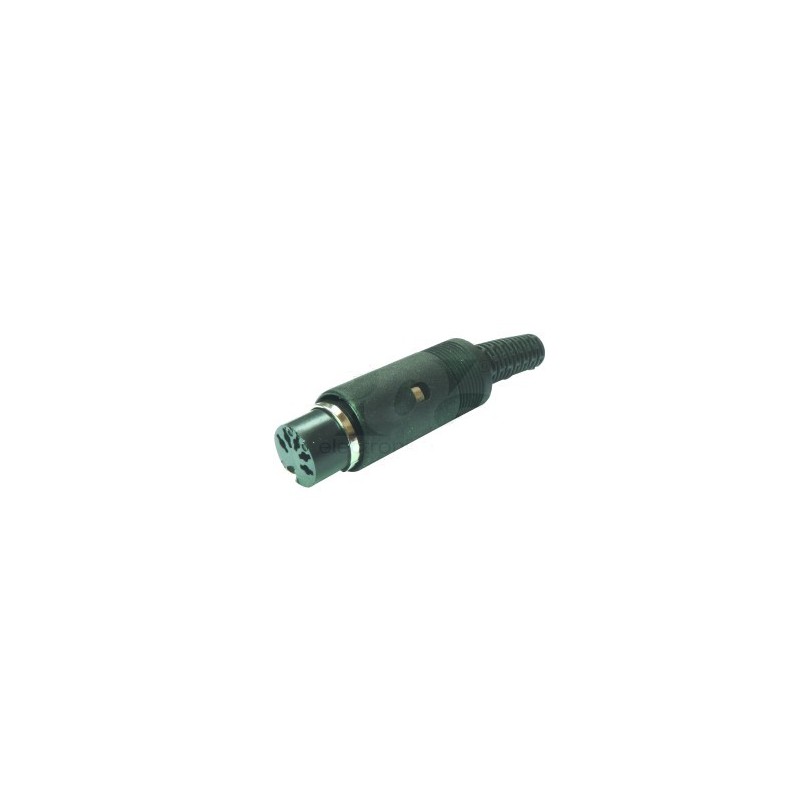 Connector DIN F, 5-Pole 180°