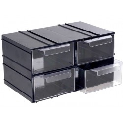 KON storage module w / 4 drawers - 230x142x125mm