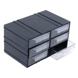 KON storage module w / 6 drawers - 230x142x125mm