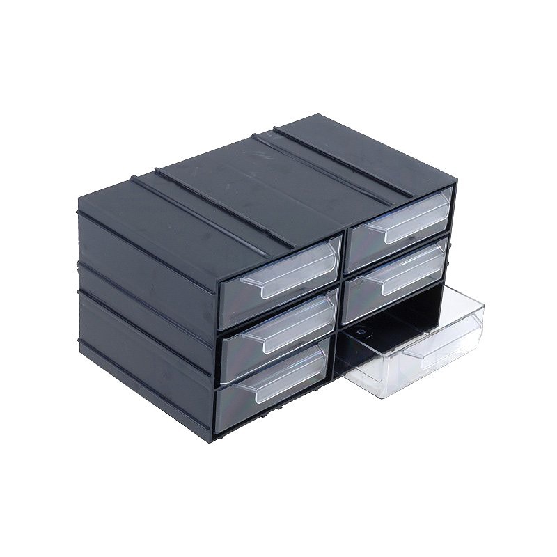 KON storage module w / 6 drawers - 230x142x125mm