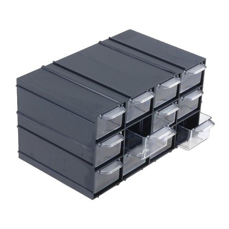 KON storage module w / 12 drawers - 230x142x125mm