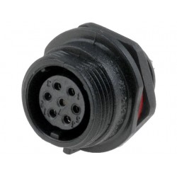 Connector SP13 IP68 for panel - 7 pin Female