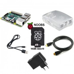 Kit Raspberry Pi 2 Model B (transparent)