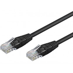 Cabo UTP – Patch Cord cat5e – Preto – 0,5m