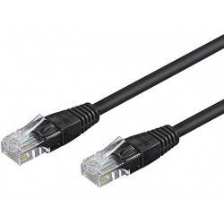 Cable UTP - Patch Cord cat5e - Black - 0.5m